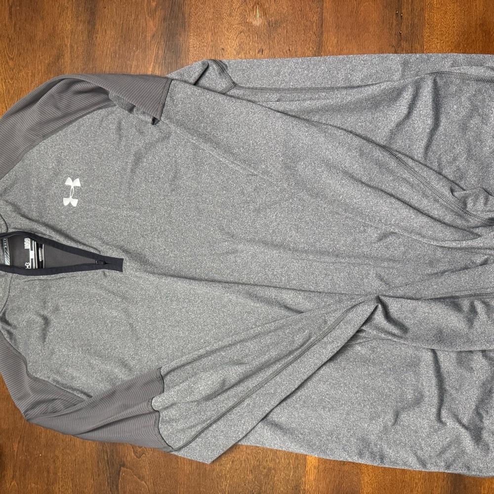 Under Armour Gray Performance Jacket Lightweight Athletic Fit
